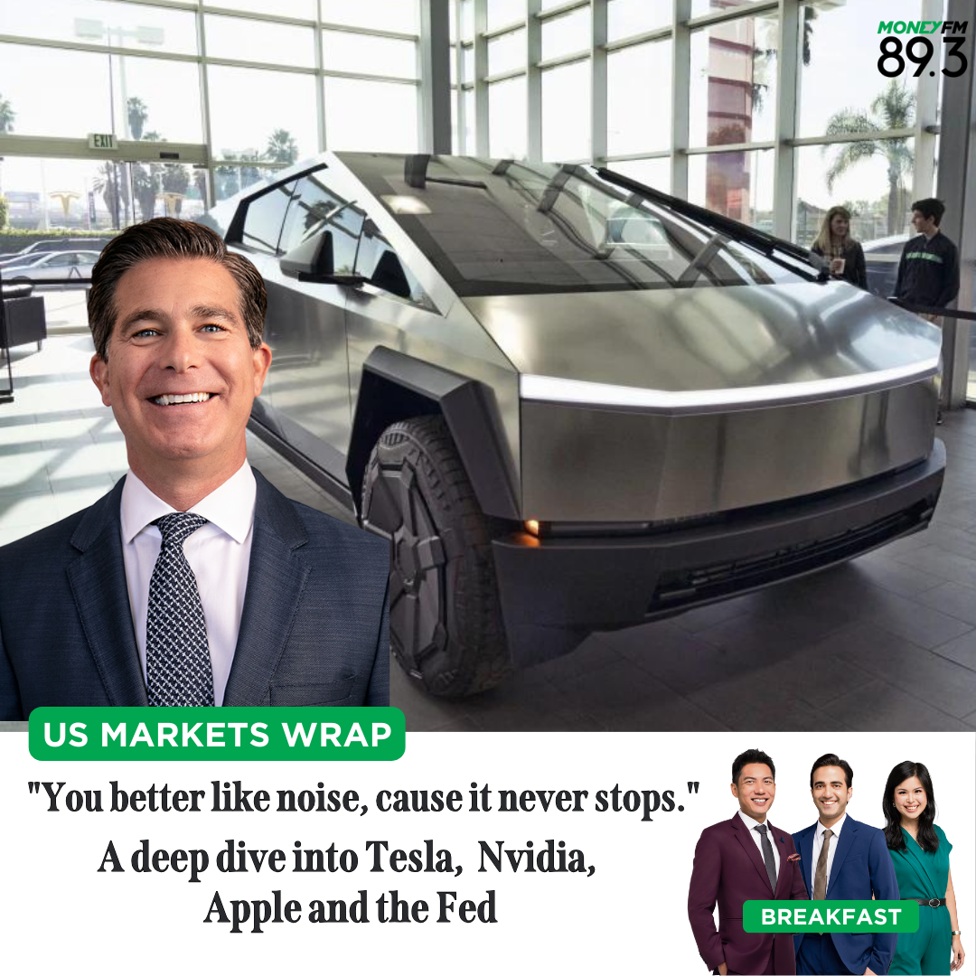 US Markets Wrap: "You better like noise, cause it never stops." A deep dive into Tesla,  Nvidia, Apple and the Fed