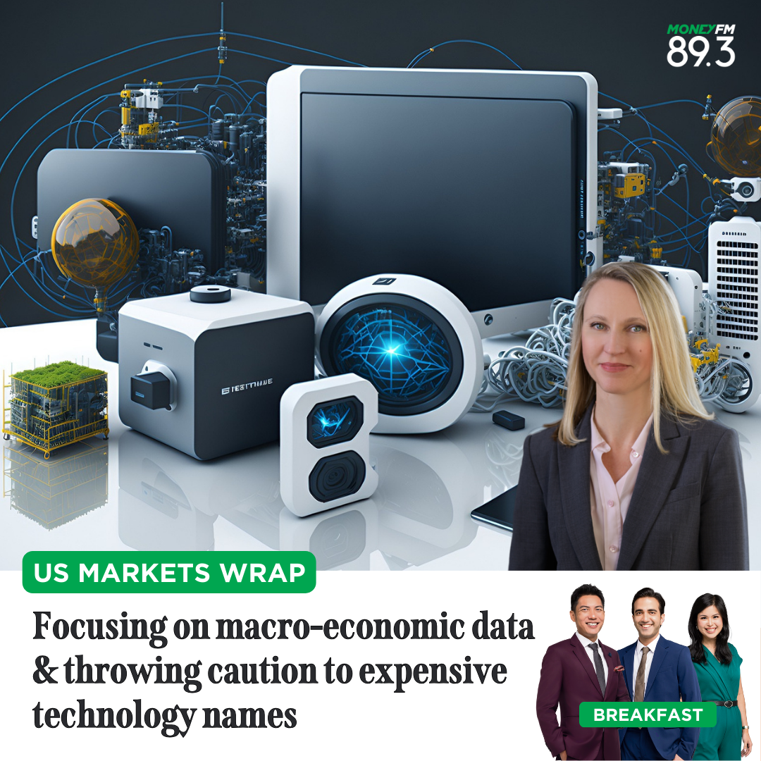 US Markets Wrap: Focusing on macro-economic data & throwing caution to expensive technology names