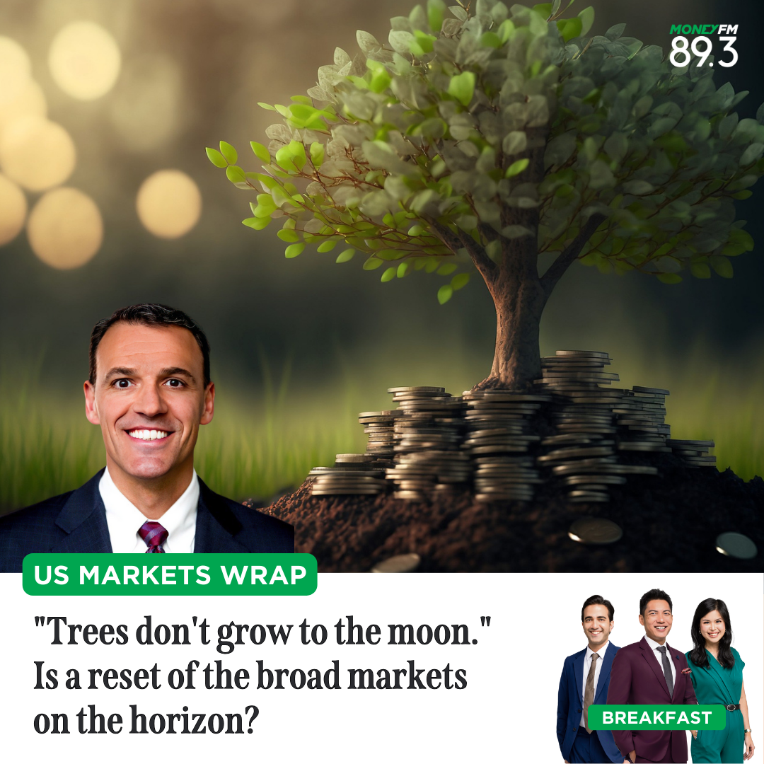 US Markets Wrap: "Trees don't grow to the moon." Is a reset of the broad markets on the horizon?