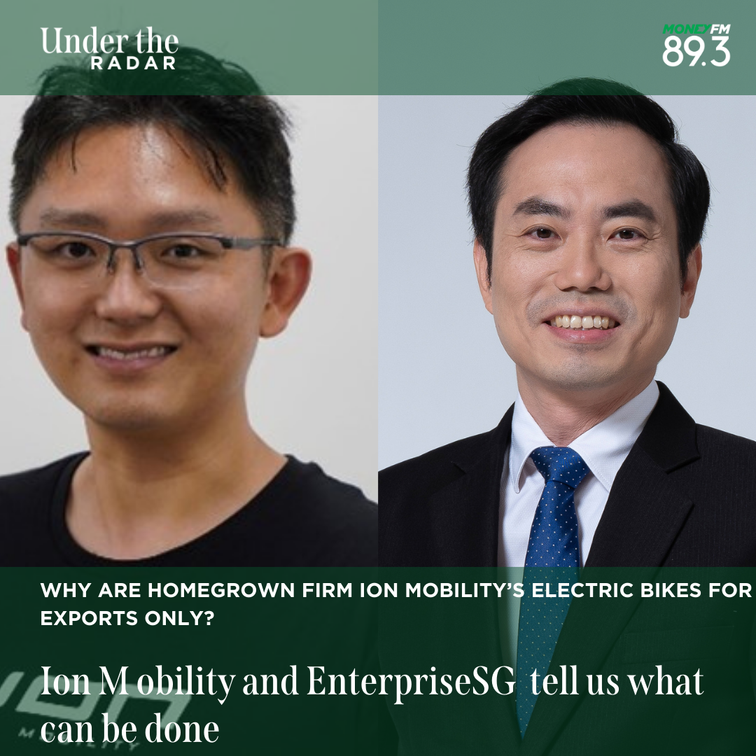 Under the Radar: Why are homegrown firm Ion Mobility’s electric bikes for exports only and what is EnterpriseSG doing to help it generate revenue streams in Singapore?