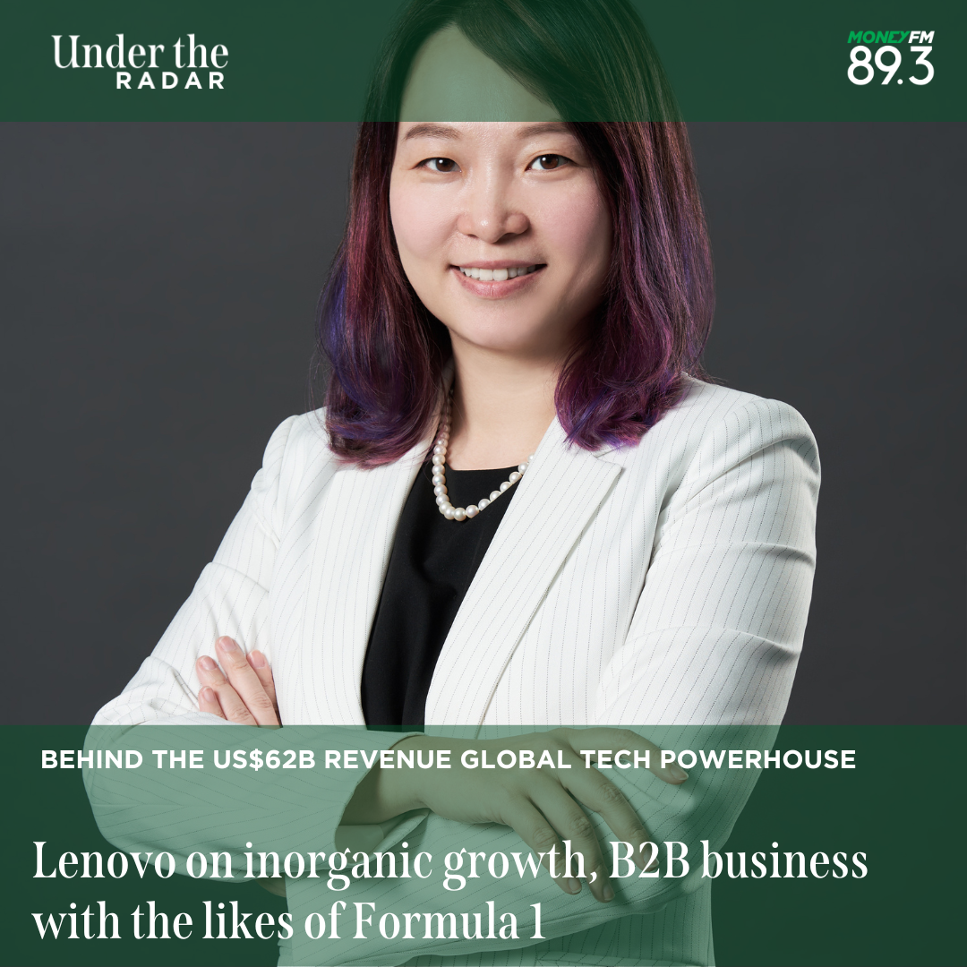 Under the Radar: Behind the US$62b revenue global tech powerhouse - Lenovo on inorganic growth, B2B business with the likes of Formula 1