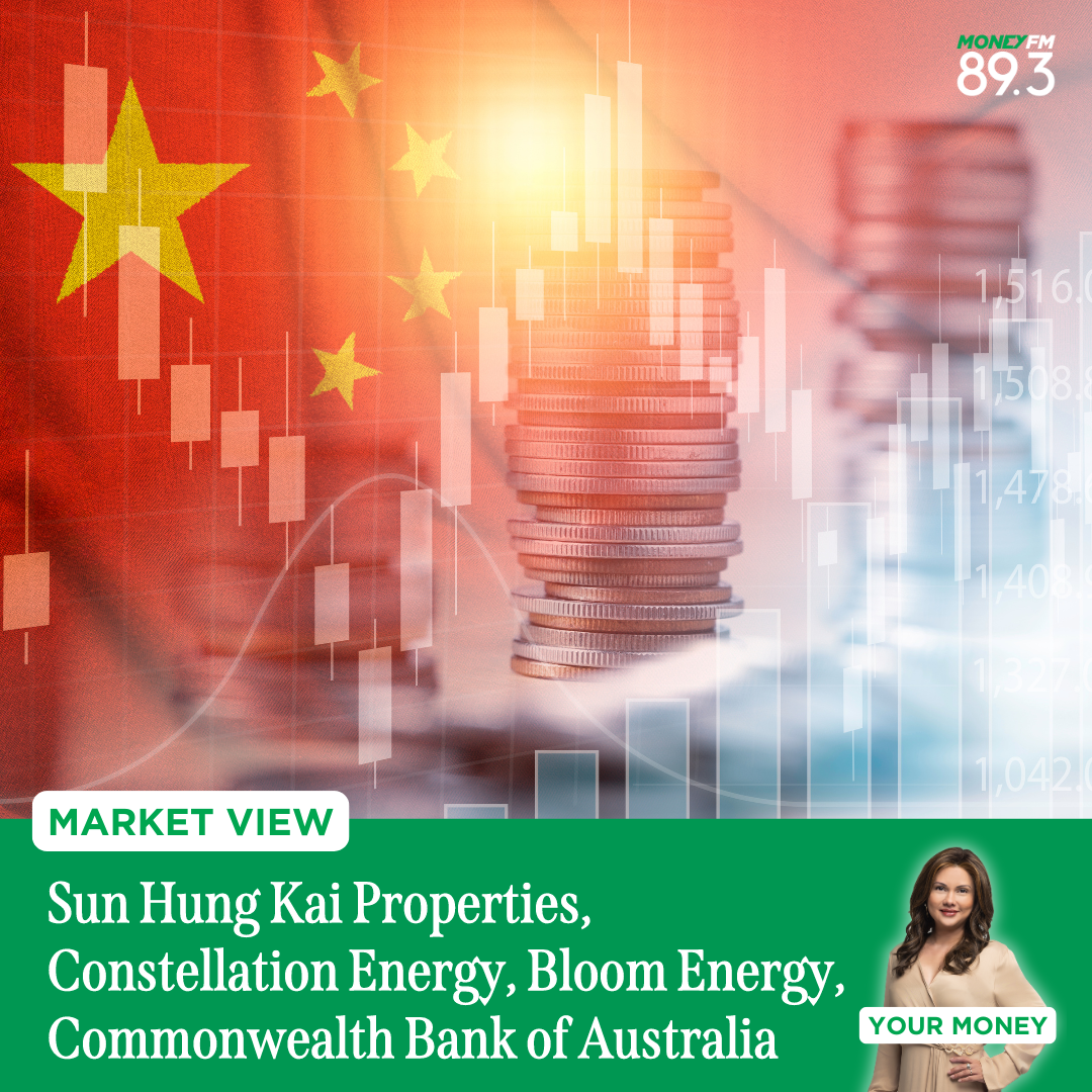 Market View: Sun Hung Kai Properties, Constellation Energy, Bloom Energy, Commonwealth Bank of Australia, Amentum, Meta, Visa, DFI Retail