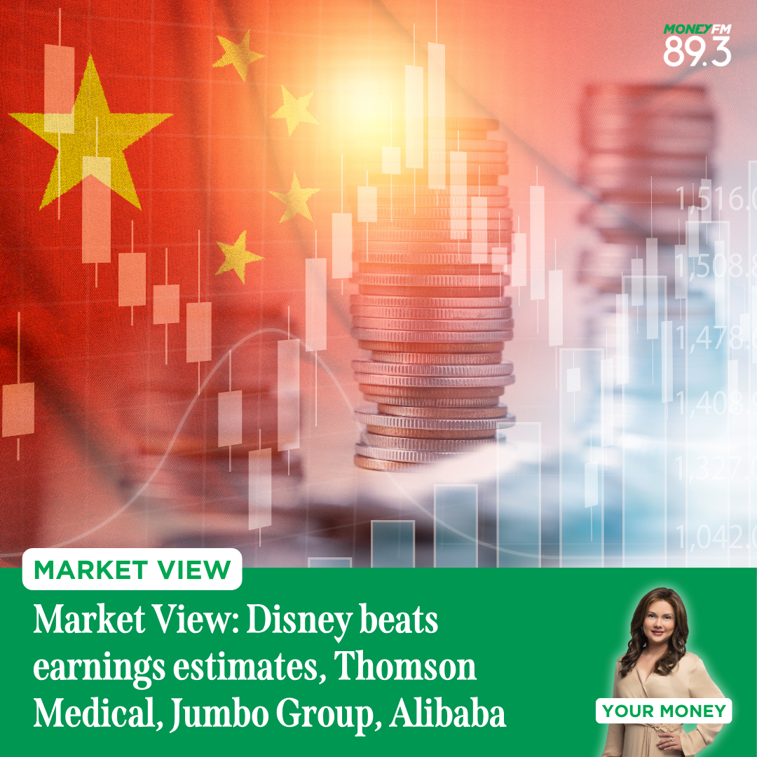 Market View: Disney beats earnings estimates, China's new top markets regulator, Thomson Medical, Jumbo Group, Alibaba, Uber, Roblox, Sonos, Goh Jin Hian, AI in Singapore