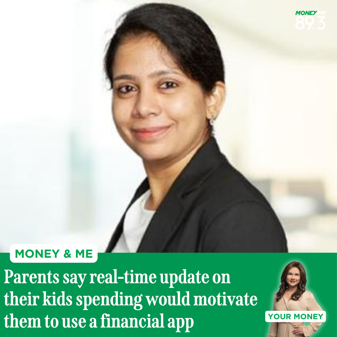 Money and Me: Parents say real-time update on their kids spending would motivate them to use a financial app