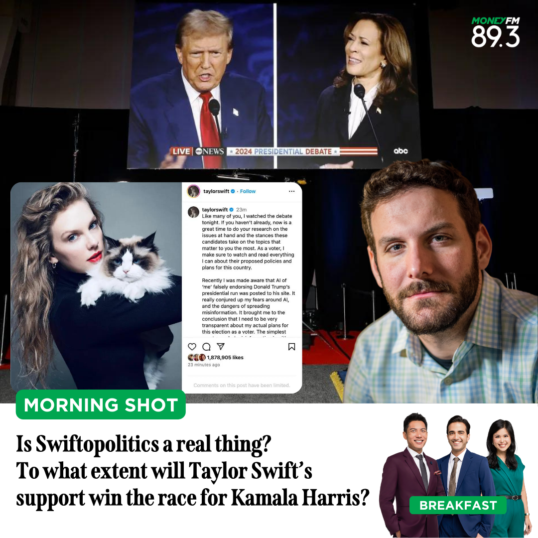 Morning Shot: Is Swiftopolitics a real thing? To what extent will Taylor Swift’s support win the race for Kamala Harris?