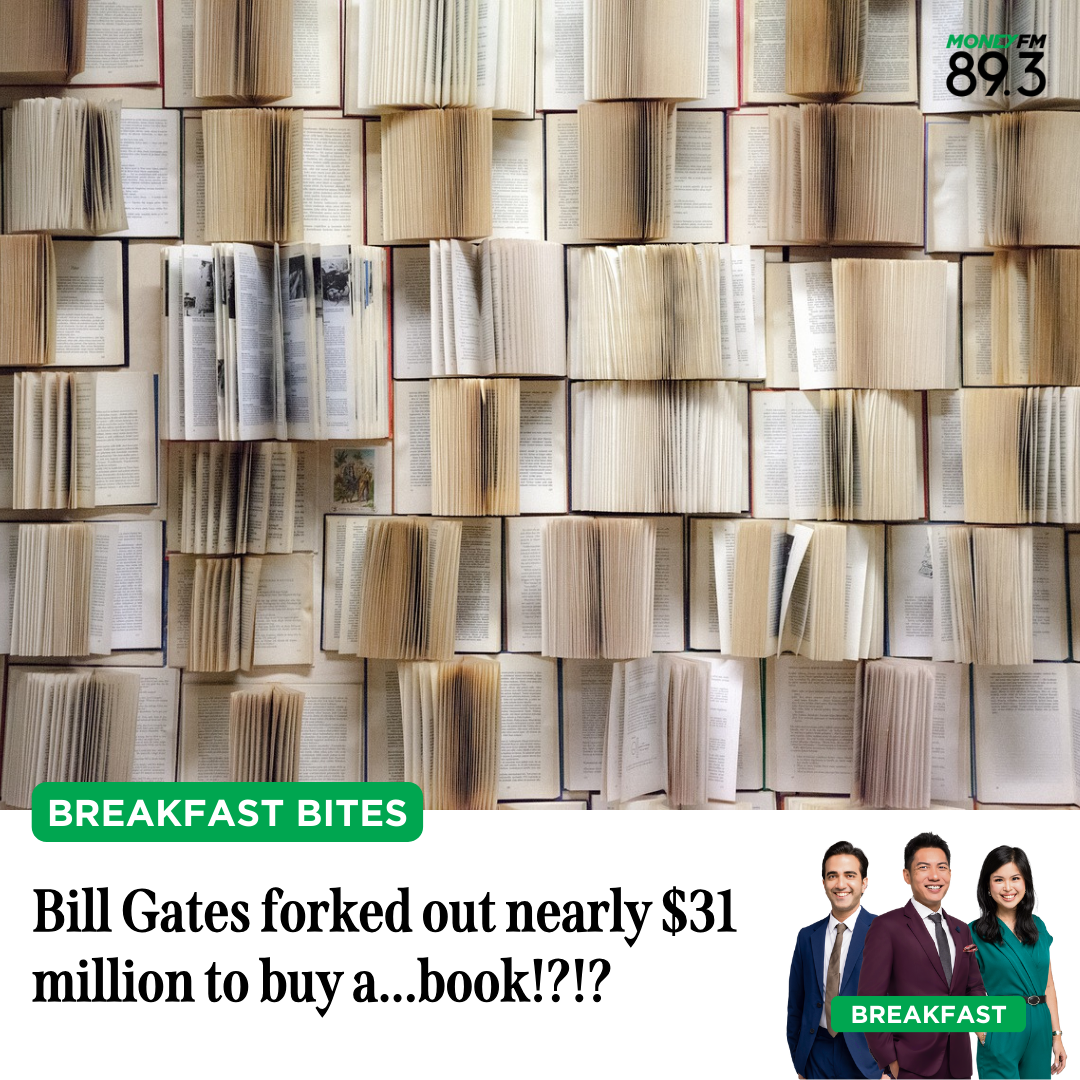 Breakfast Bites: Bill Gates forked out nearly $31 million to buy a...book!?!?