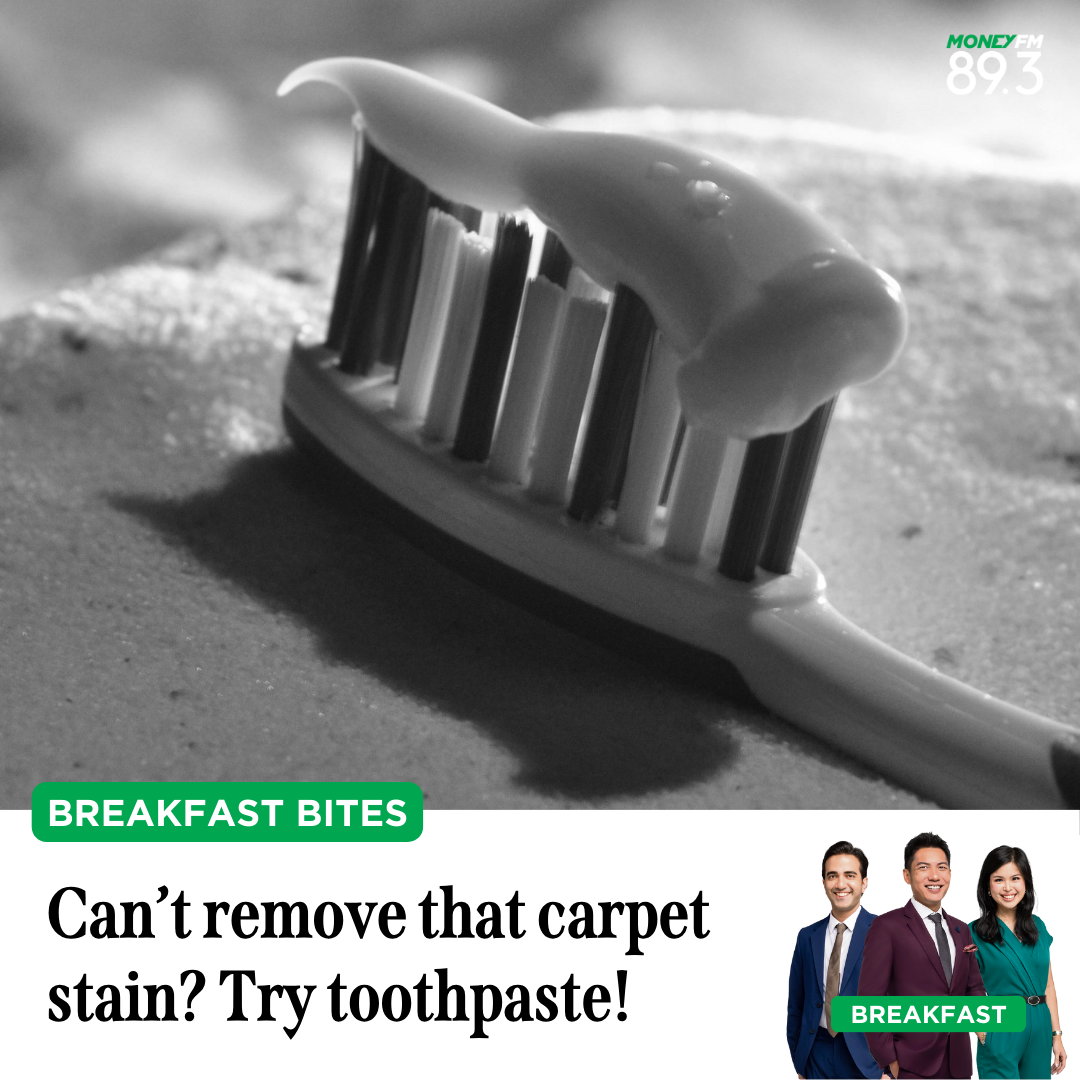 Breakfast Bites: Struggling to remove that carpet stain? Try toothpaste!