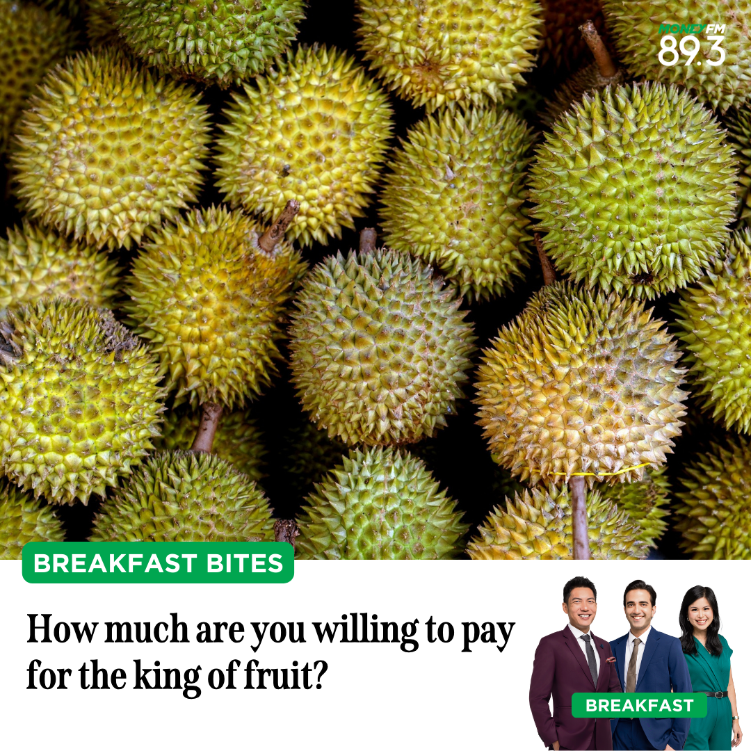 Breakfast Bites: Think durian prices are crazy? Someone paid $57,000 for one.