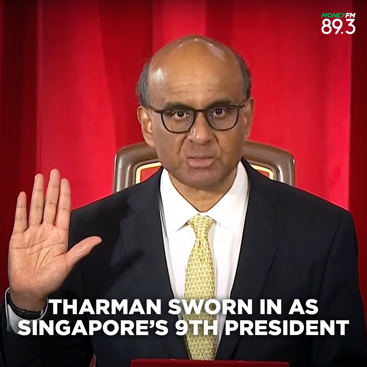 Mr Tharman Shanmugaratnam sworn in as Singapore's 9th President