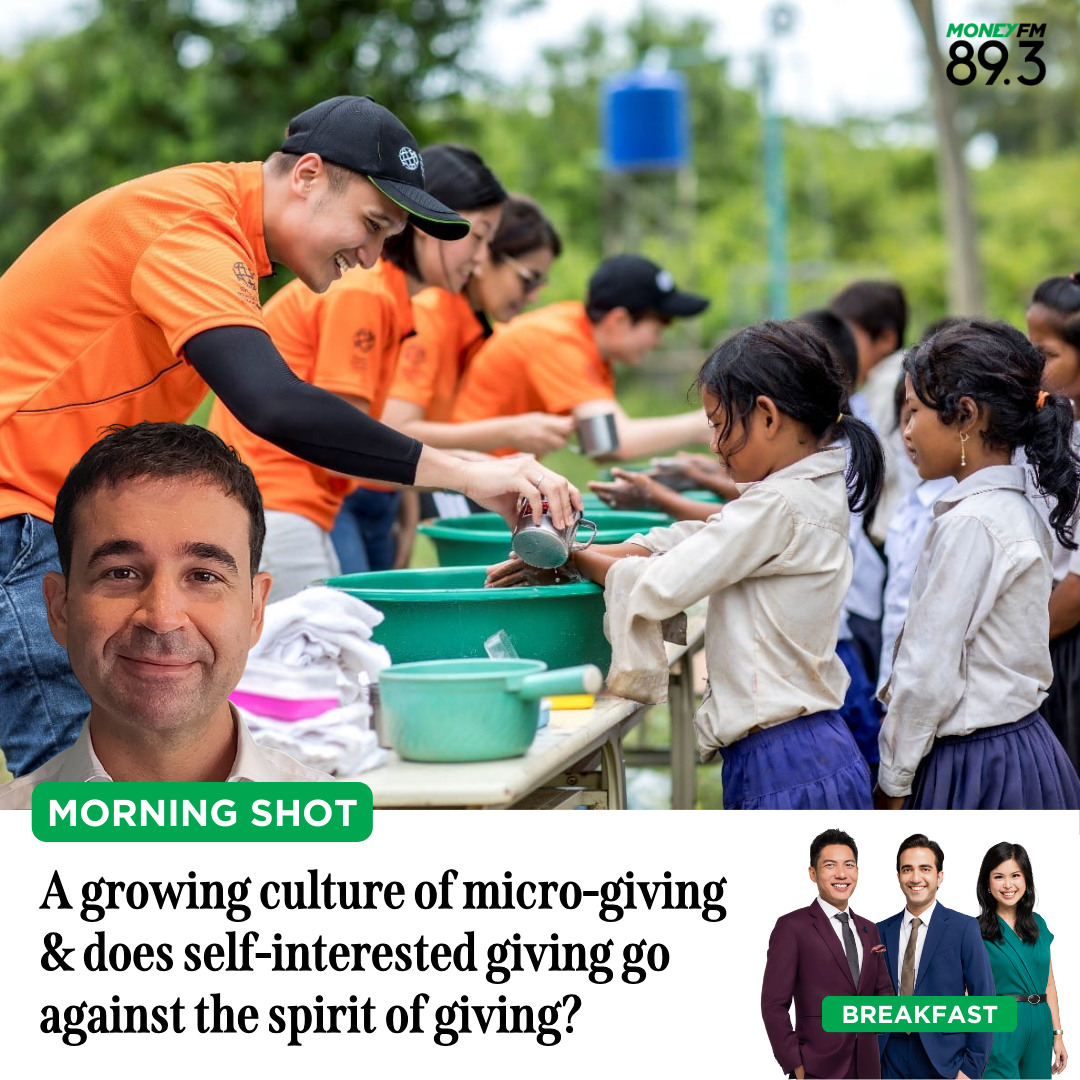 Morning Shot: A growing culture of micro-giving & does self-interested giving go against the spirit of giving?