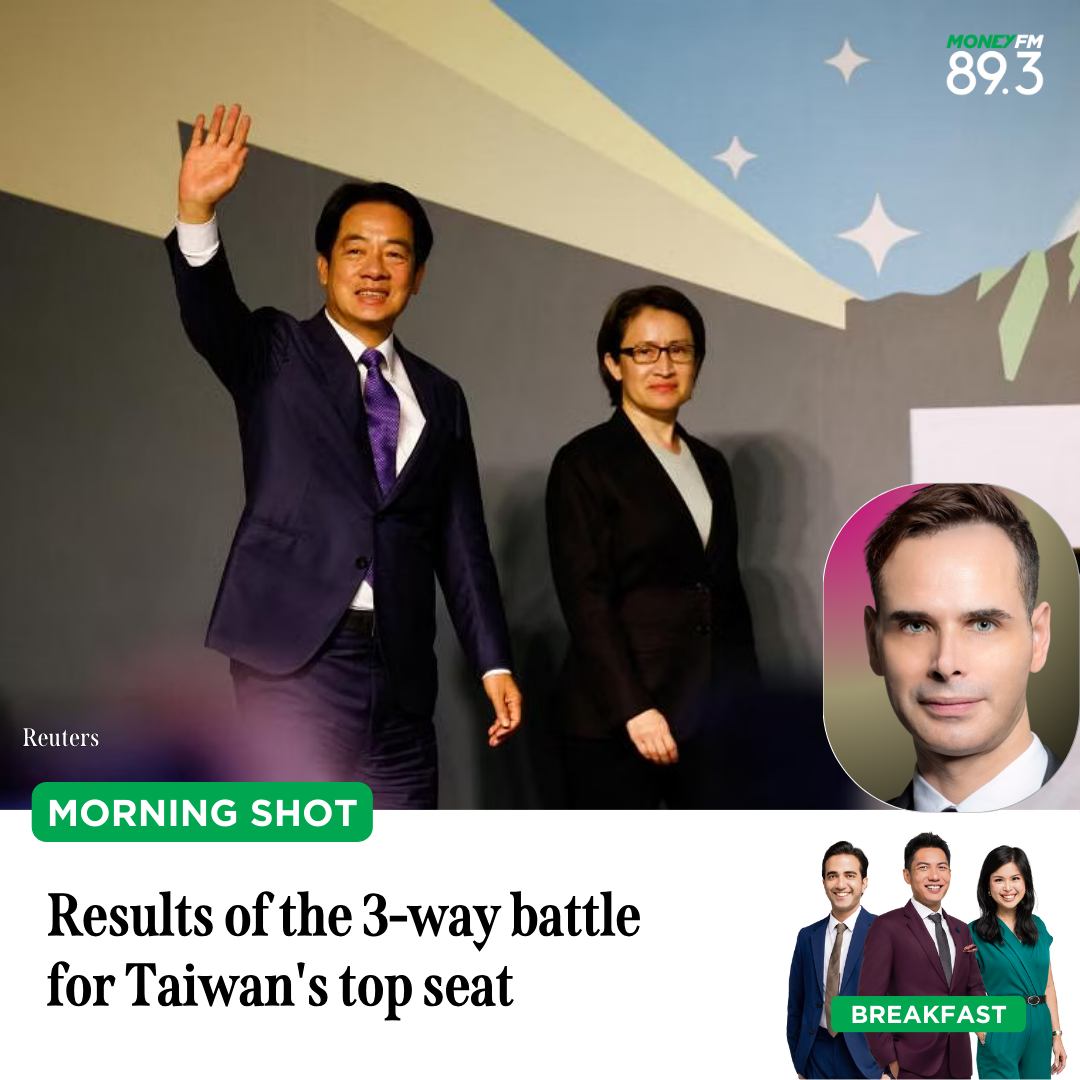 Morning Shot: Results of the 3-way battle for Taiwan's top seat