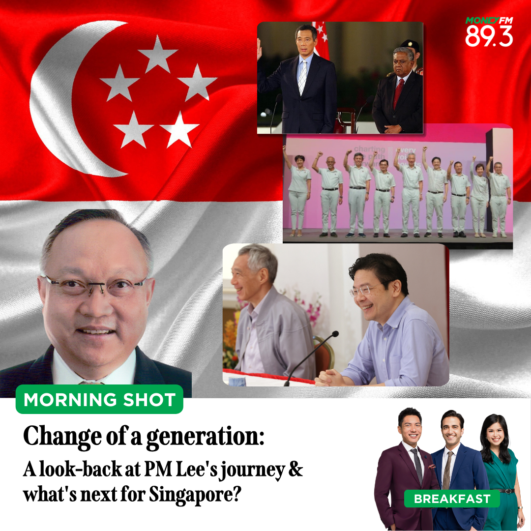 Morning Shot: Change of a generation: A look-back at PM Lee's journey & what's next for Singapore?