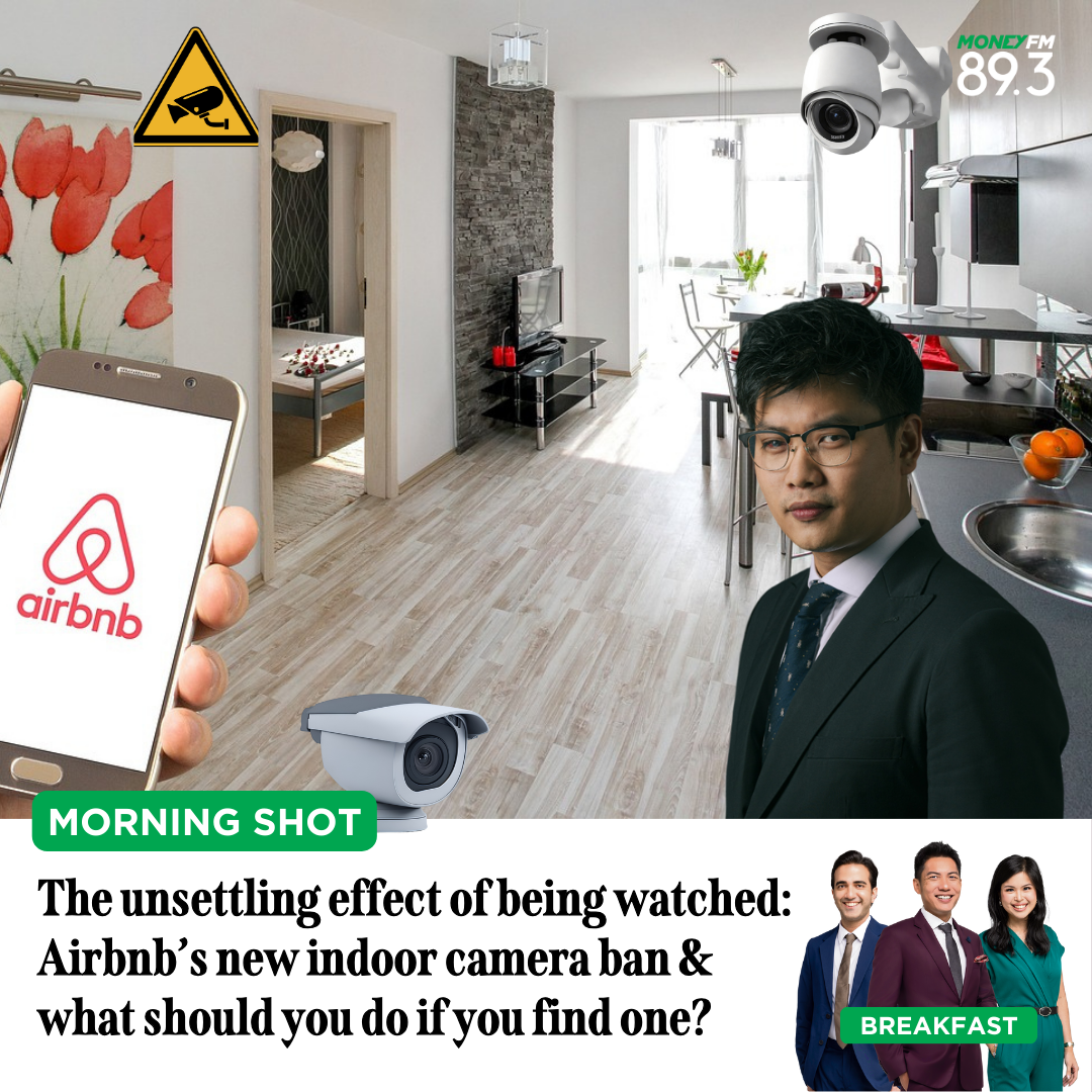 Morning Shot: The unsettling effect of being watched - Airbnb’s new indoor camera ban & what should you do if you find one?