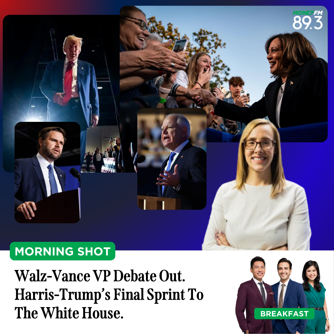 Morning Shot: Walz-Vance VP Debate Out. Harris-Trump’s Final Sprint To The White House.