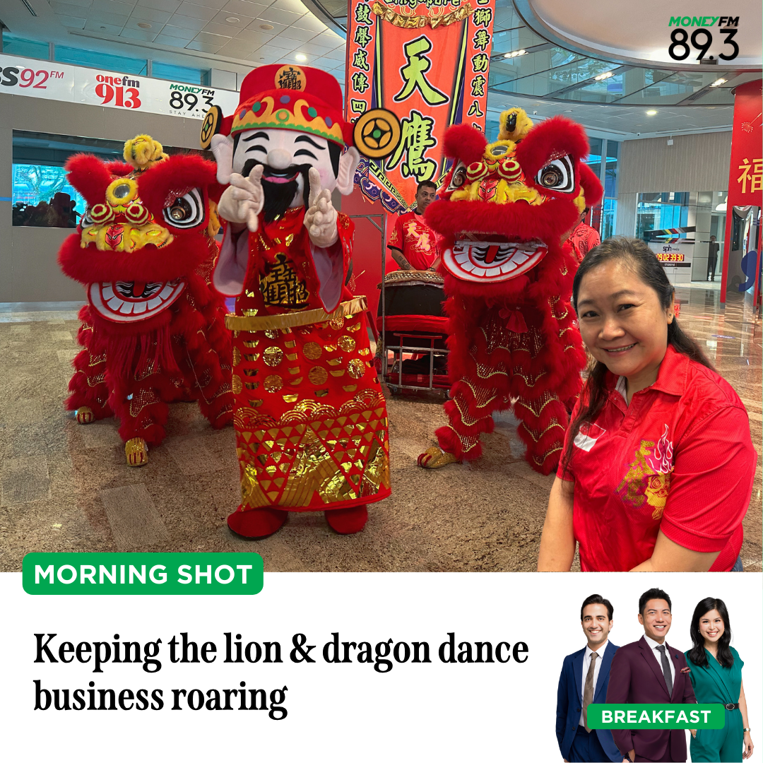 Morning Shot: Keeping the lion & dragon dance business roaring in Singapore