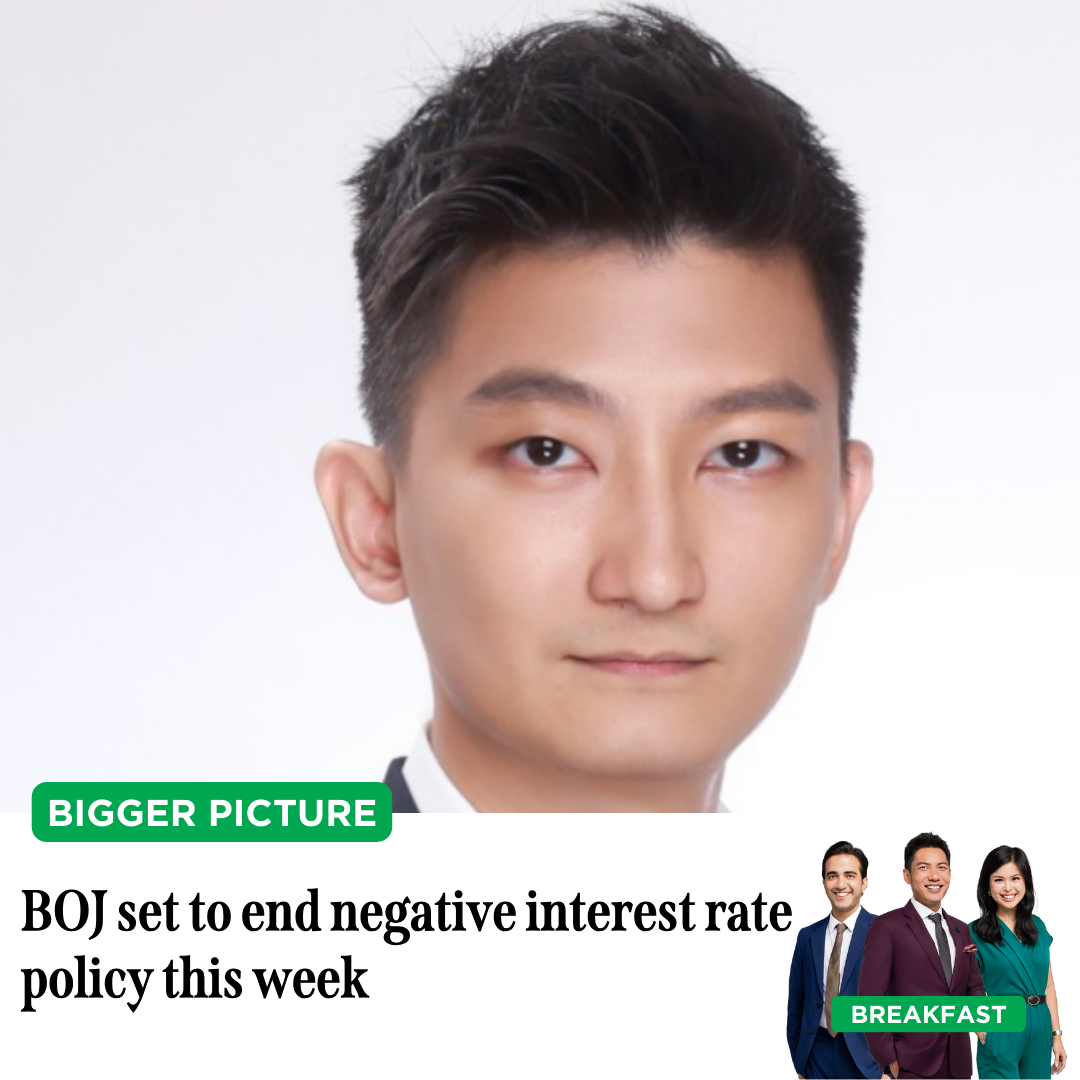 Bigger Picture: BOJ set to end negative interest rate policy this week