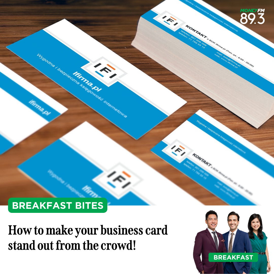 Breakfast Bites: How to make your business card stand out from the crowd!