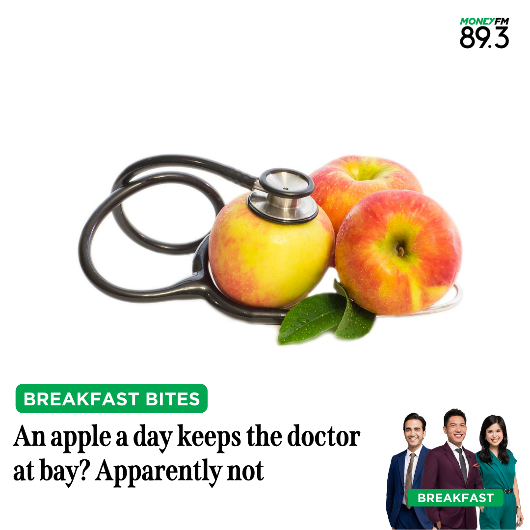 Food myths: An apple a day keeps the doctor away? Apparently not