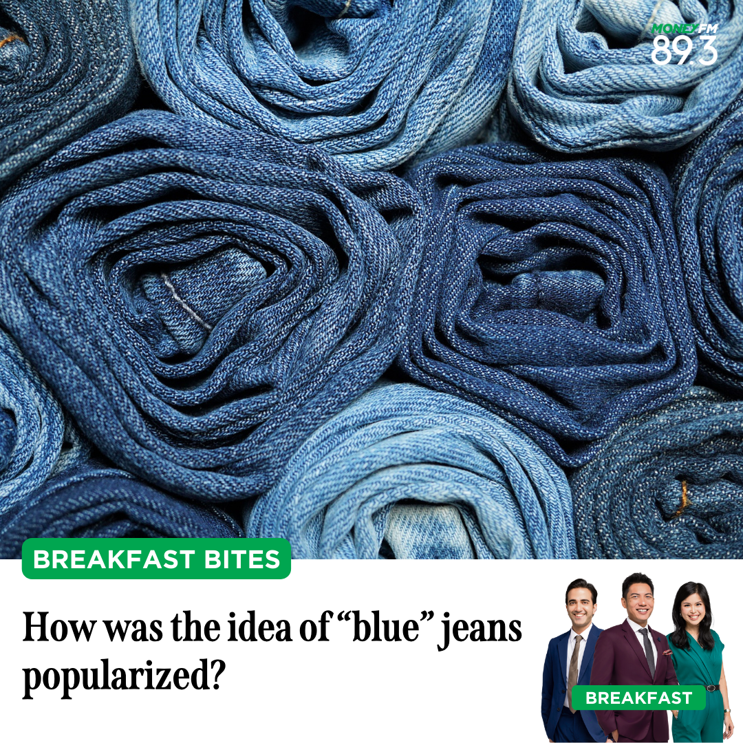 Breakfast Bites: How was the idea of "blue" jeans popularized?