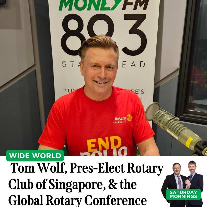 Saturday Mornings: Tom Wolf, and the Rotary Club of Singapore taking philanthropy to new heights
