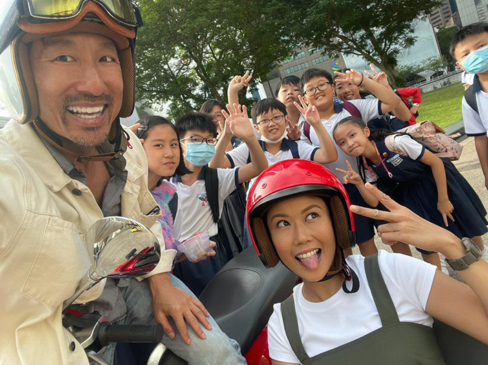 Saturday Mornings: Singapore heritage tours in a Vespa sidecar