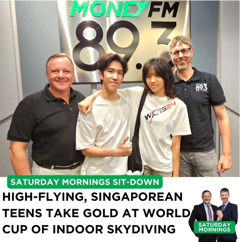 Saturday Mornings: Three Singaporean teens bring home gold medals from the World Cup Indoor Skydiving