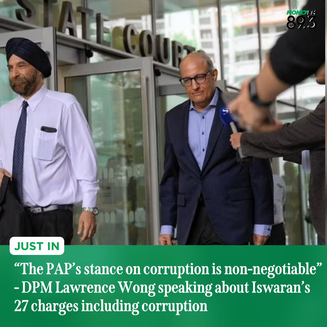 JUST IN: DPM Lawrence Wong on Iswaran's 27 charges including corruption