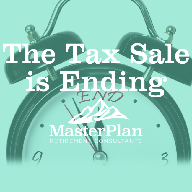 The Tax Sale is Ending