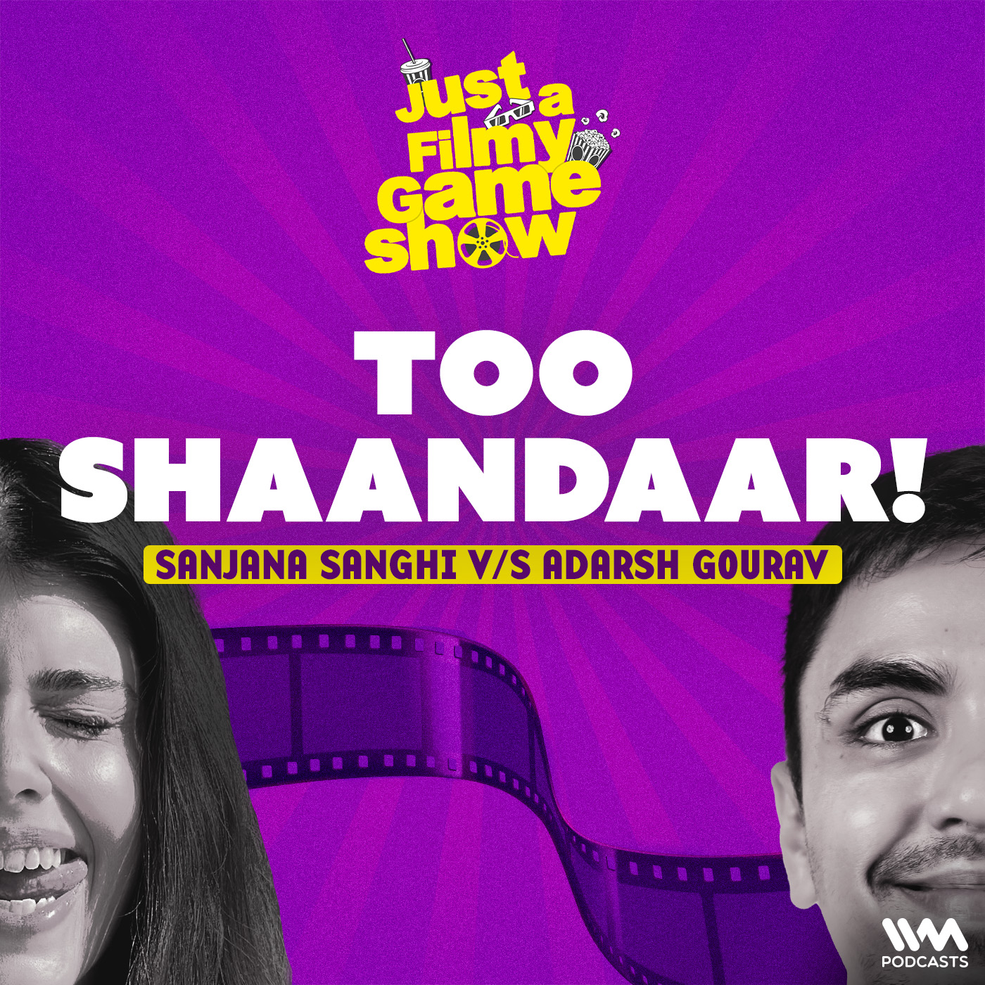 TOO SHAANDAAR! ft. Adarsh Gourav & Sanjana Sanghi | Just A Filmy Game Show