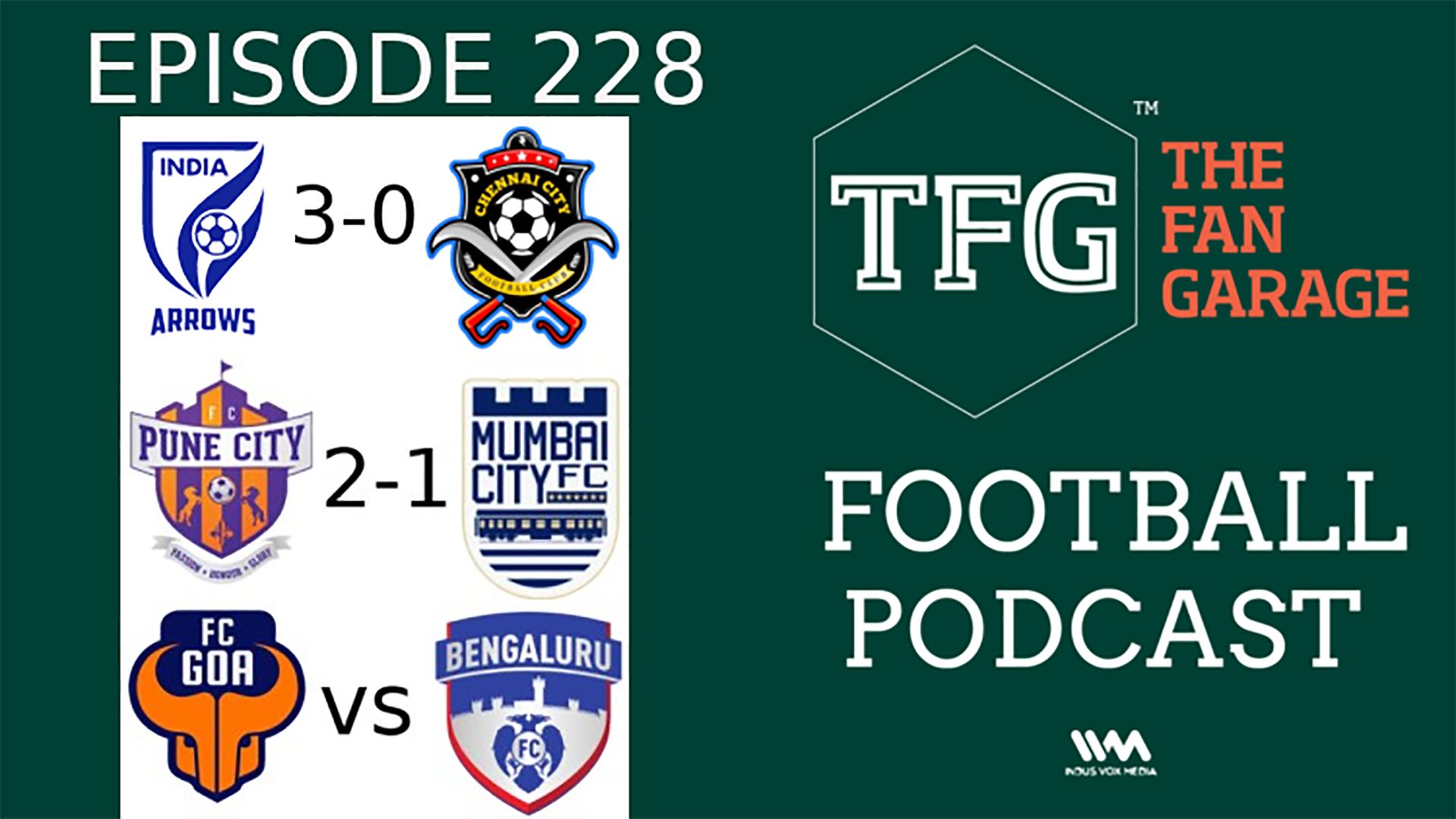 TFG Indian Football Ep.228: Indian Arrows strike--EB fans menace--ISL preview/review