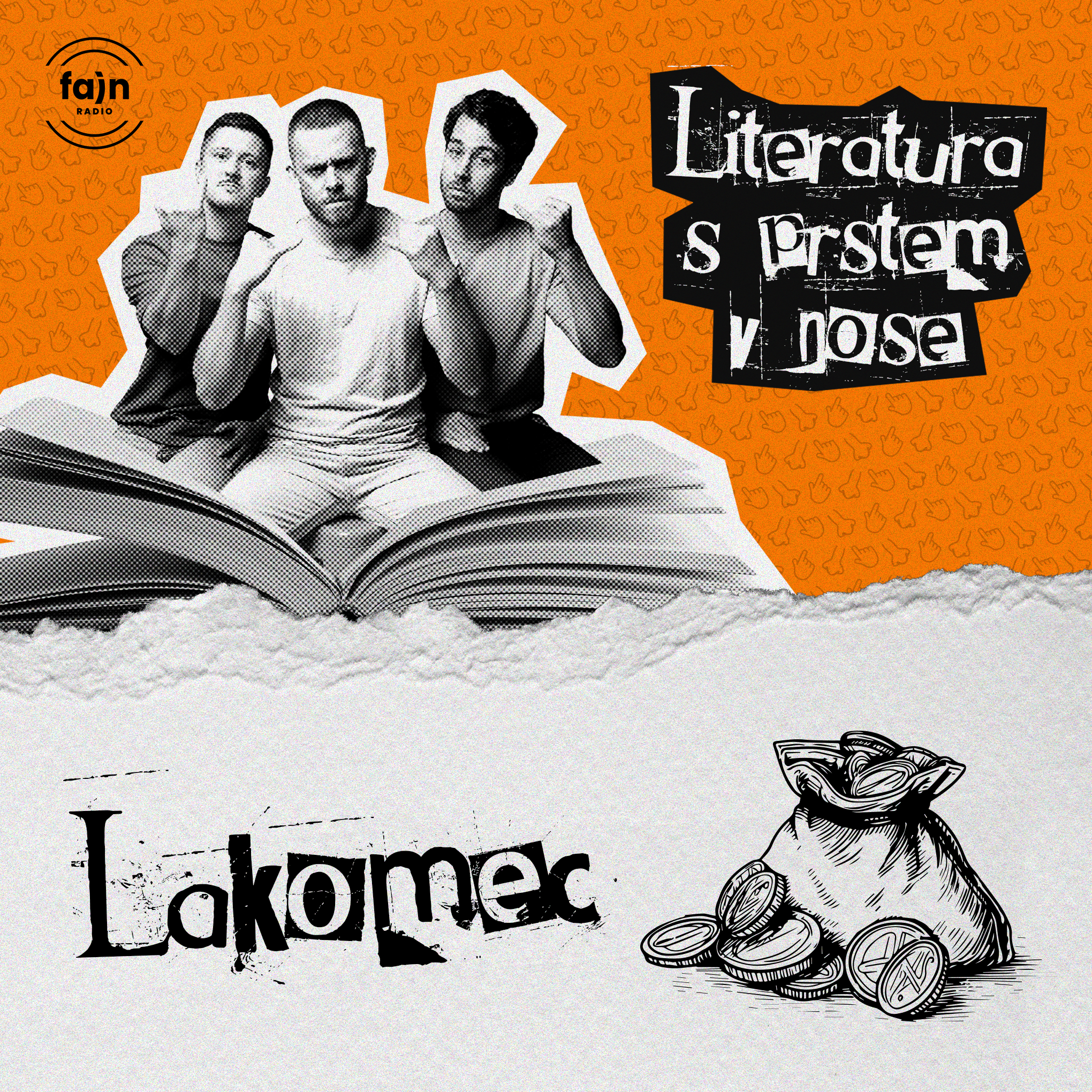 LITERATURA S PRSTEM V NOSE: Lakomec