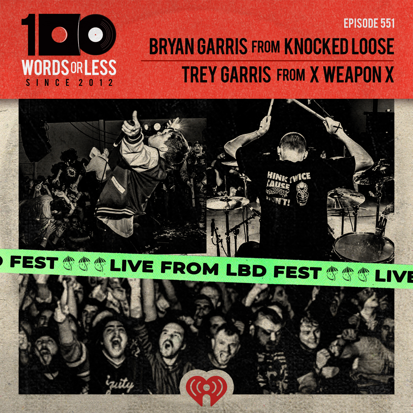 Bryan Garris from Knocked Loose/Trey Garris from X Weapon X - Live @ LDB Fest