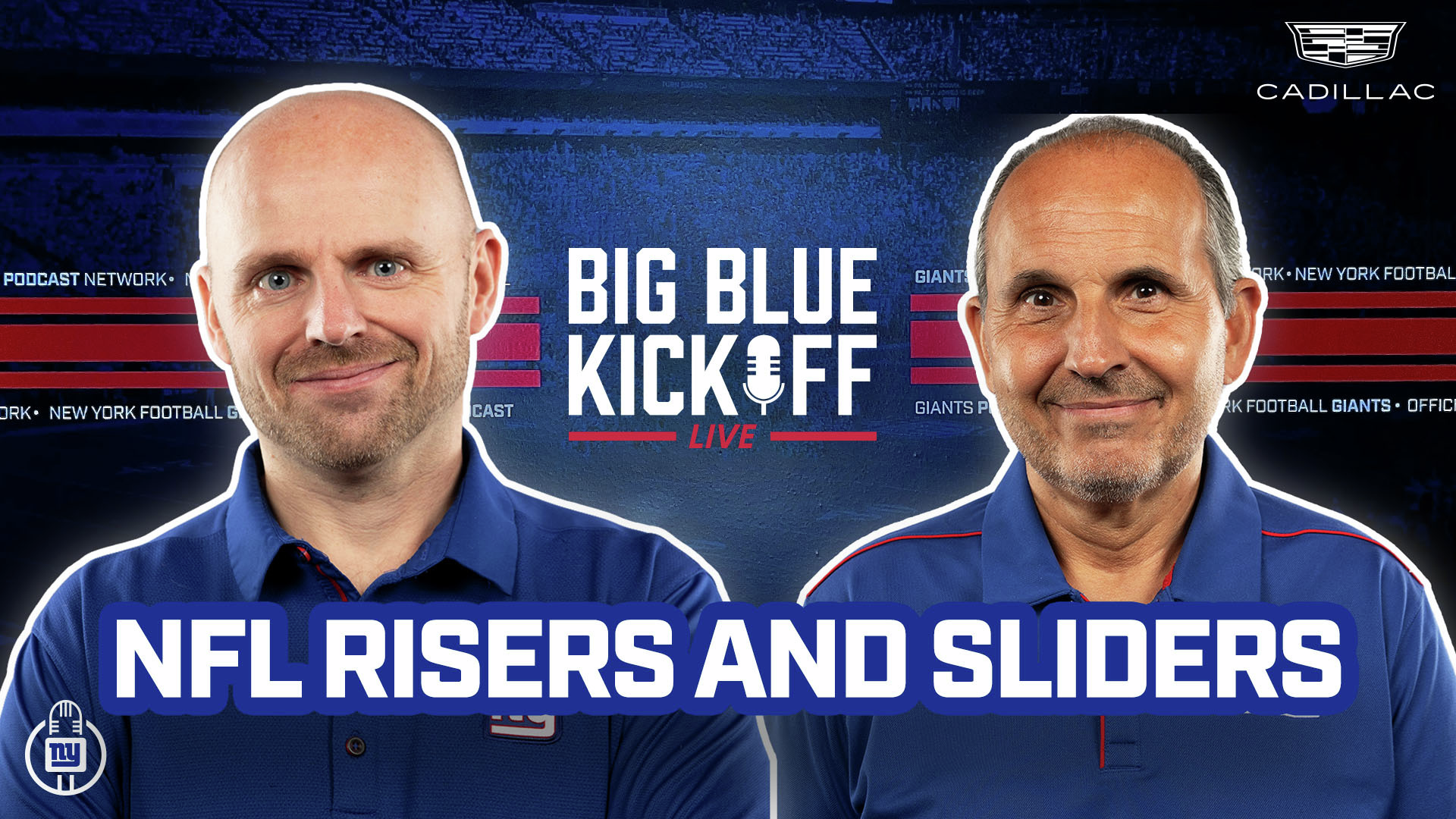 Big Blue Kickoff Live 5/28 | NFL Risers and Sliders