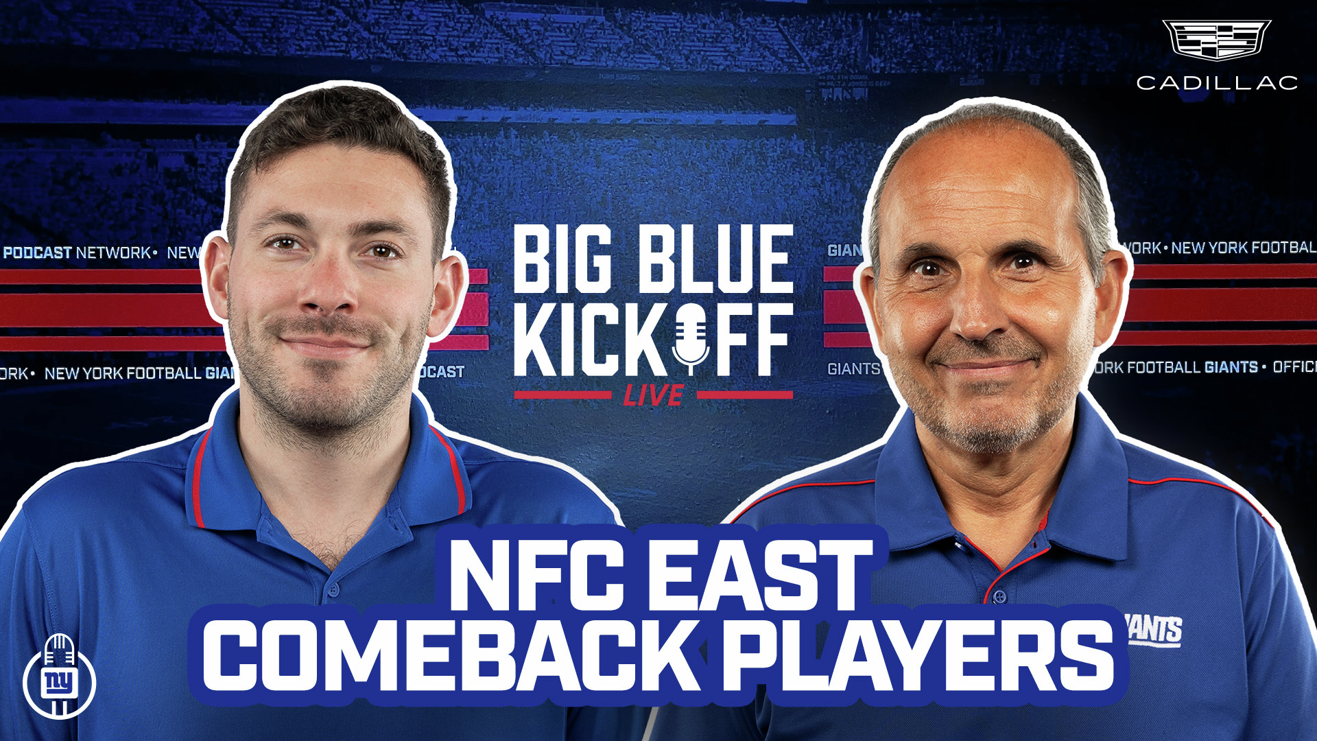 Big Blue Kickoff Live 5/29 | NFC East Comeback Players