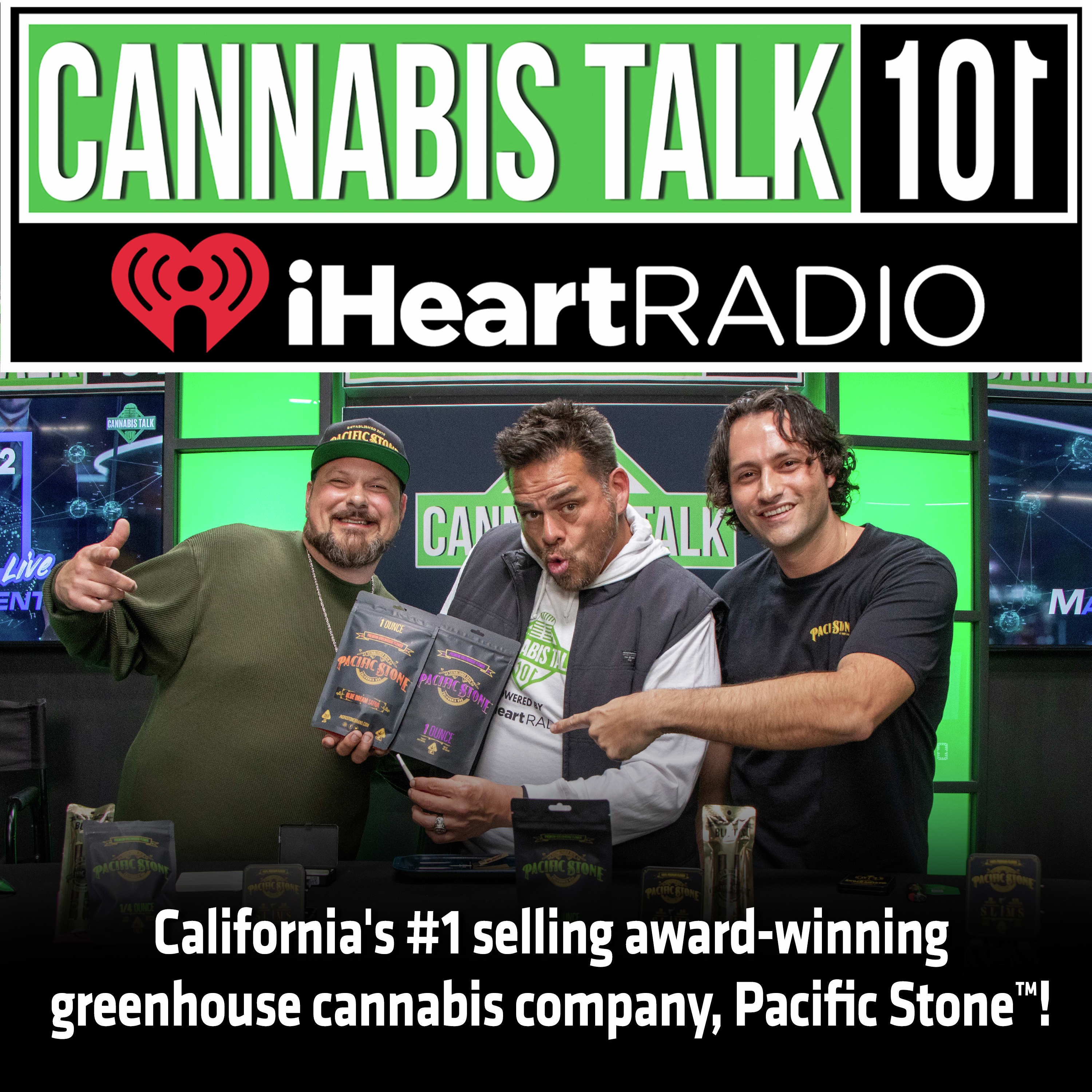 California's #1 selling award-winning greenhouse cannabis company, Pacific Stone™!