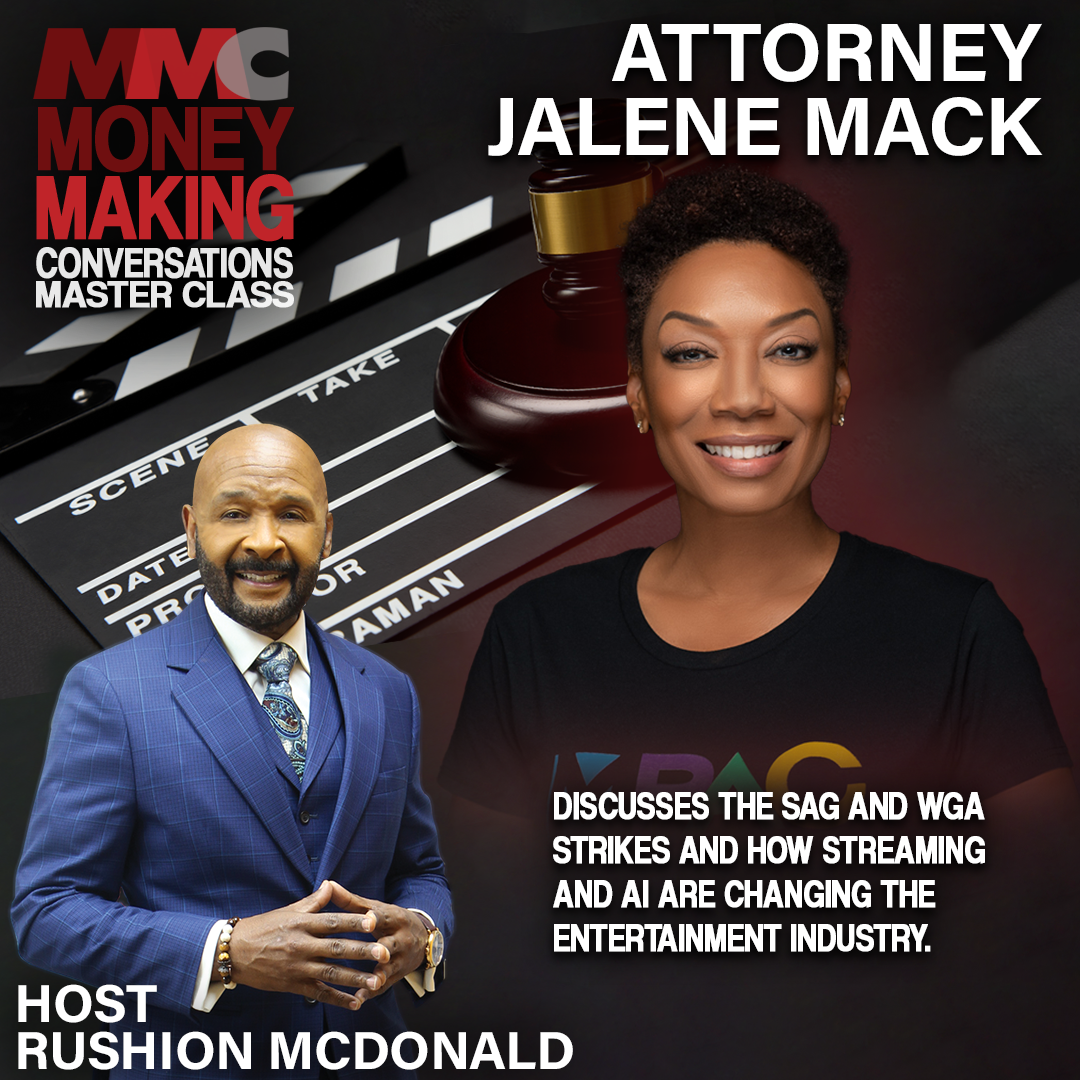 Entertainment Attorney Jalene Mack discusses the SAG and WGA strikes and how streaming and AI are changing the entertainment industry.