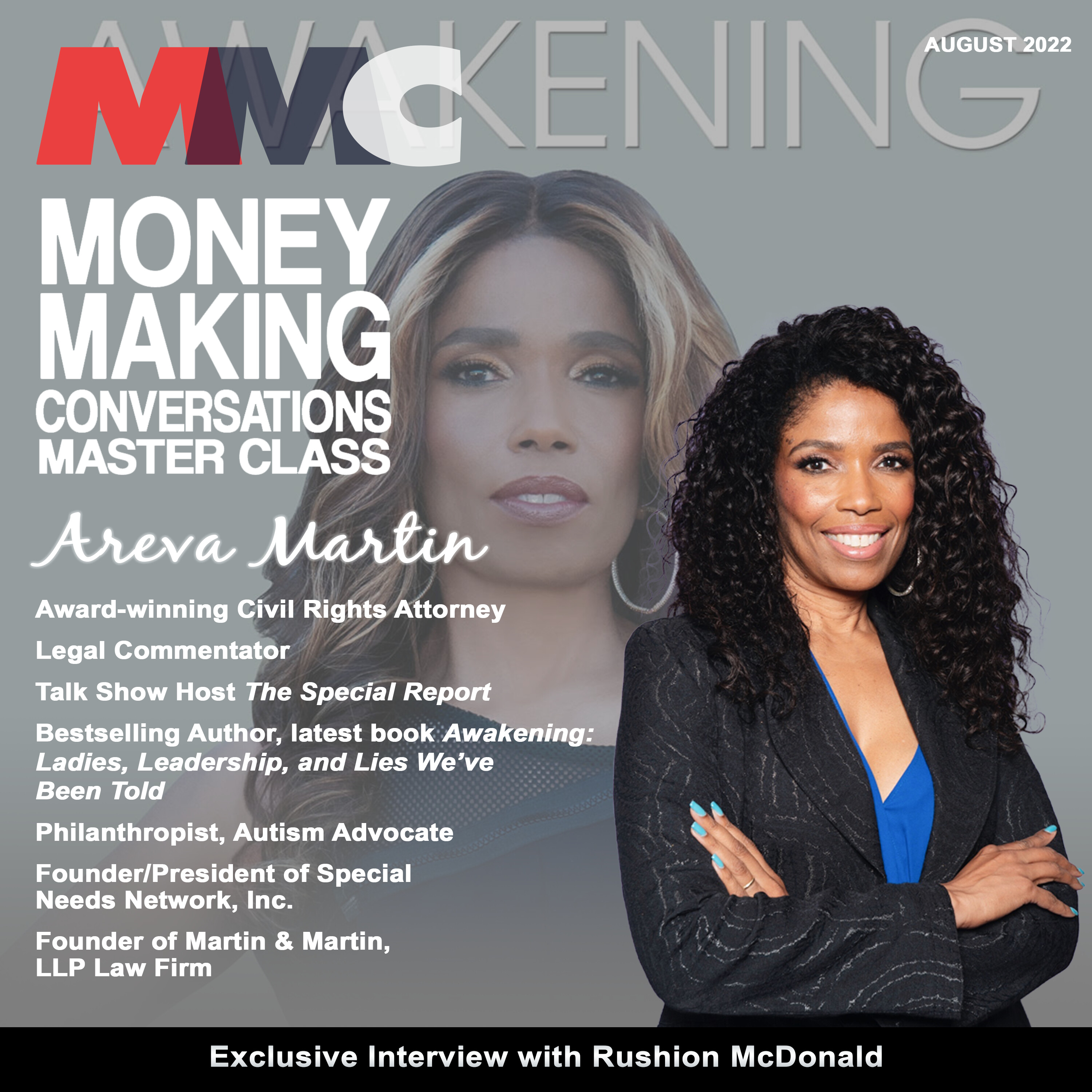 Rushion interviews Award-Winning Civil Rights Attorney and Best-Selling Author Areva Martin Esq!