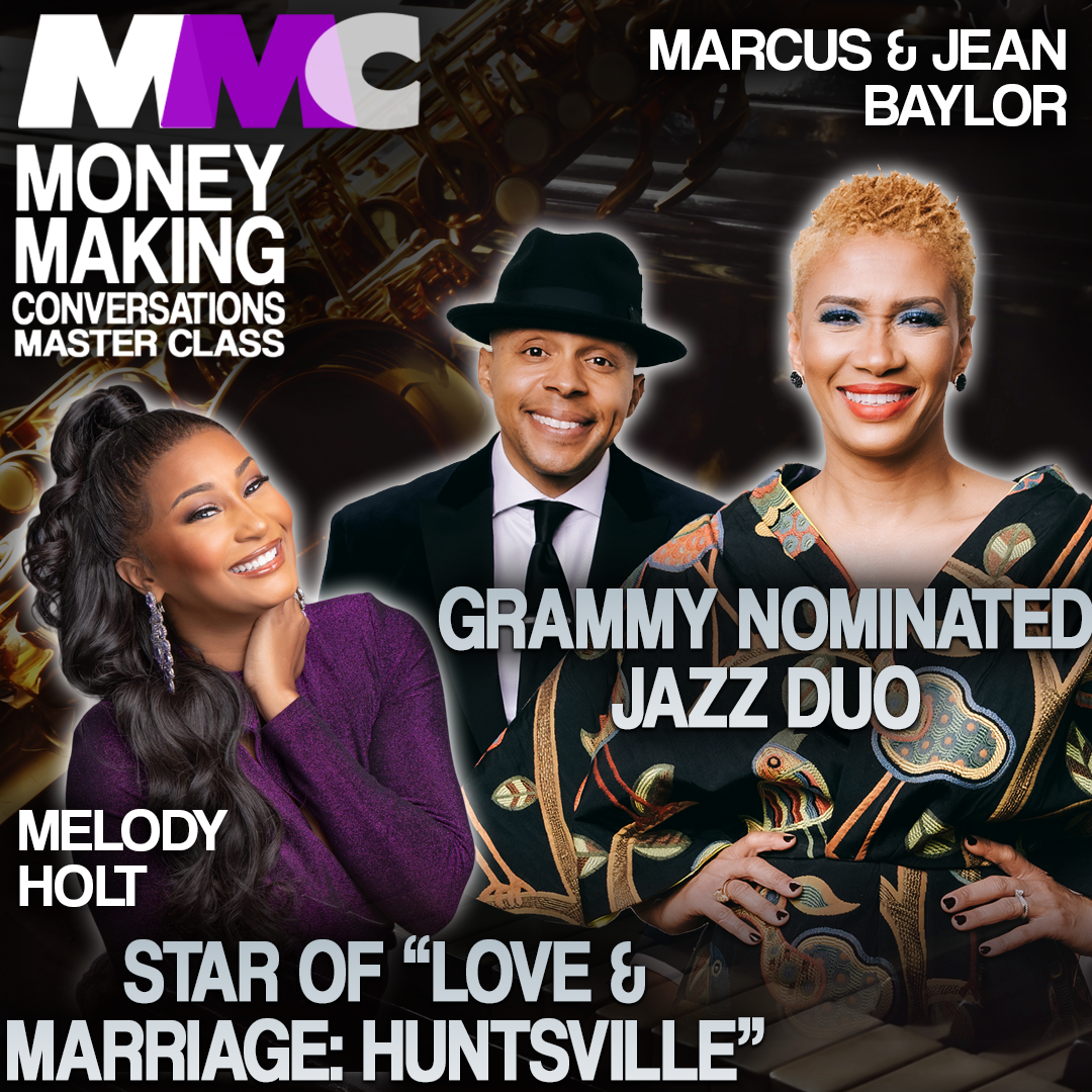 E902: Rushion Interviews Melody Shari Holt, she opens up about divorce, motherhood, rebranding, and new music! |Grammy-nominated jazz duo Marcus & Jean Baylor discuss family, music, & purpose!