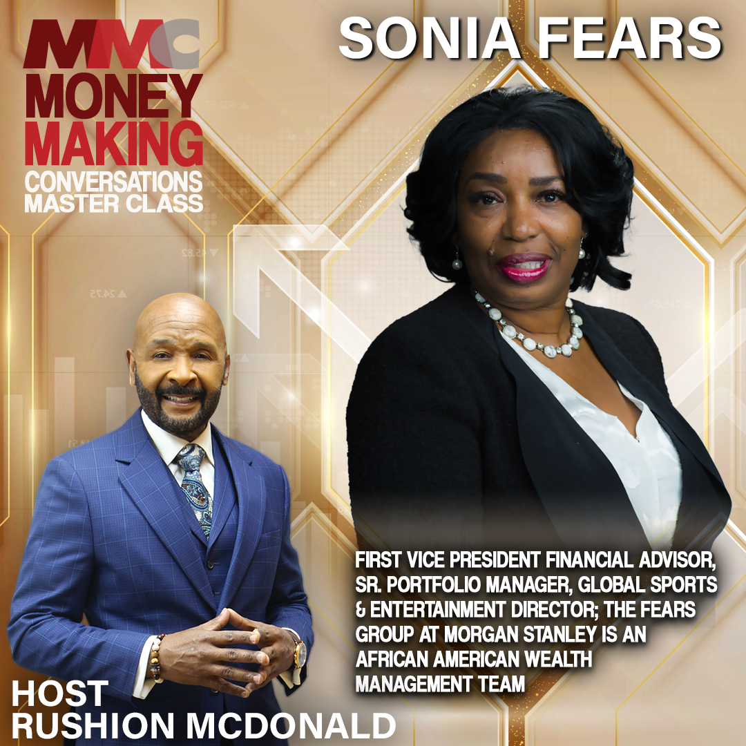 Sonia Fears of The Fears Group at Morgan Stanley is one of the leading financial experts in discussing savings plans, compounded interest portfolios, and lines of credit.