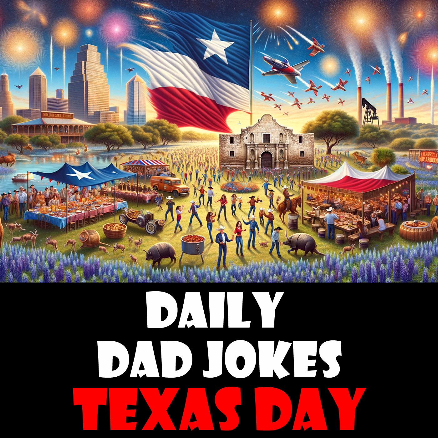 Texas Day! Listen to these one star dad jokes! 01 February 2024