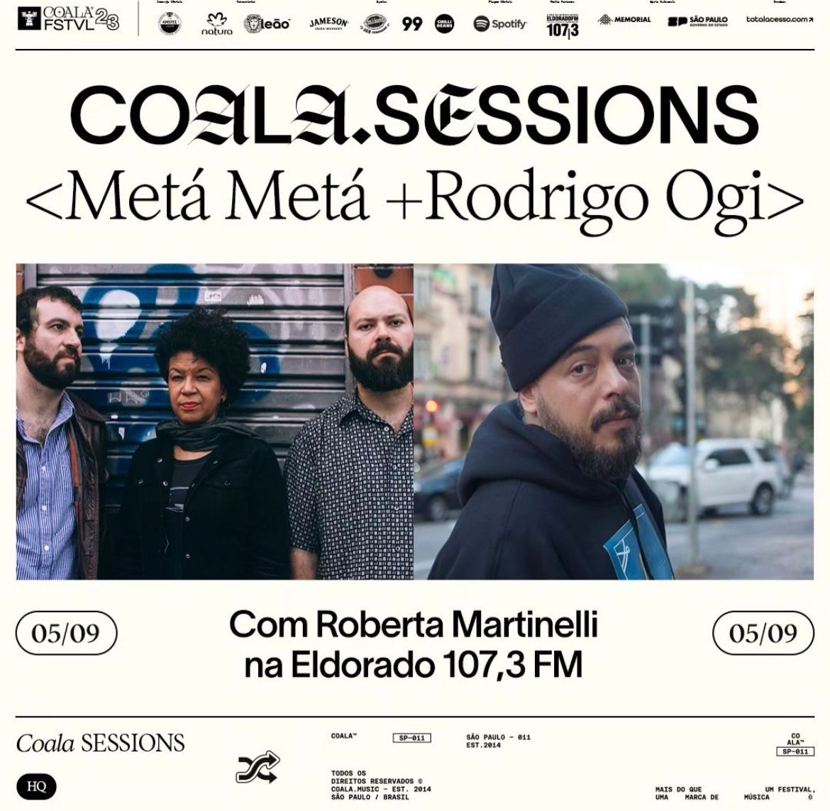 Coala Sessions: Metá Metá & Rodrigo Ogi