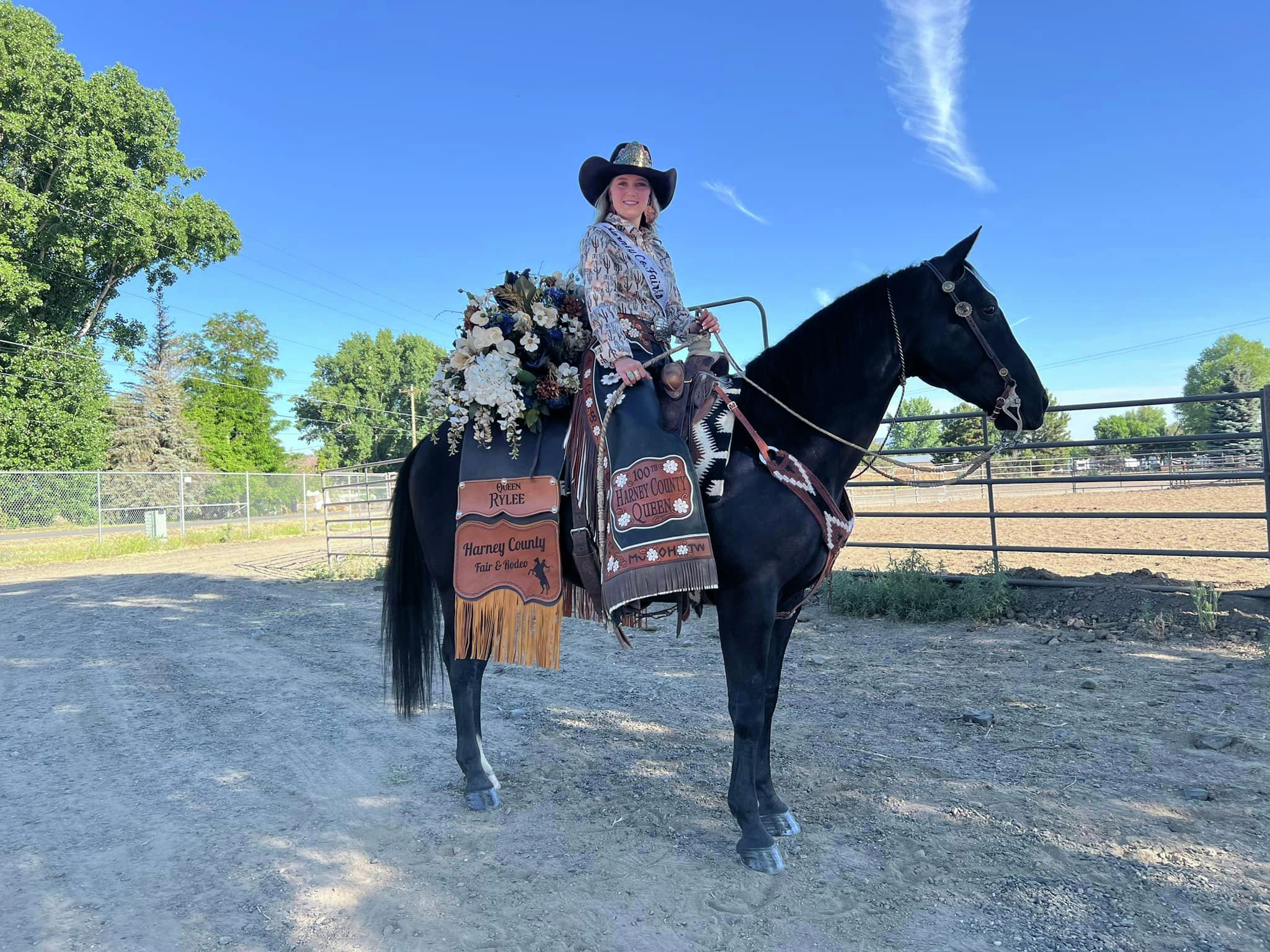 RYLEE WILKINSON 2024 HARNEY COUNTY FAIR AND RODEO QUEEN 8/16/24