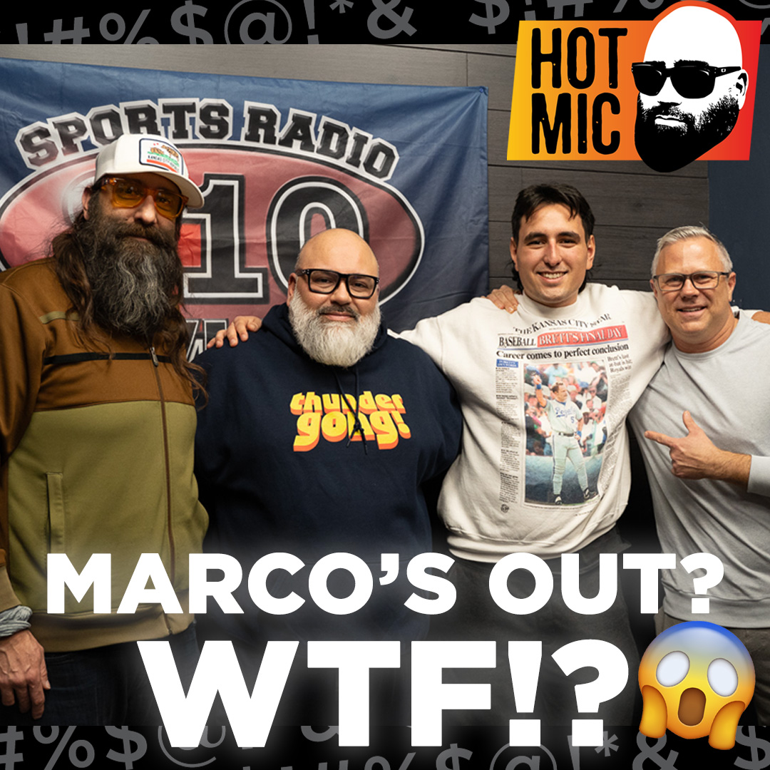 Marco’s out?  WTF?!?