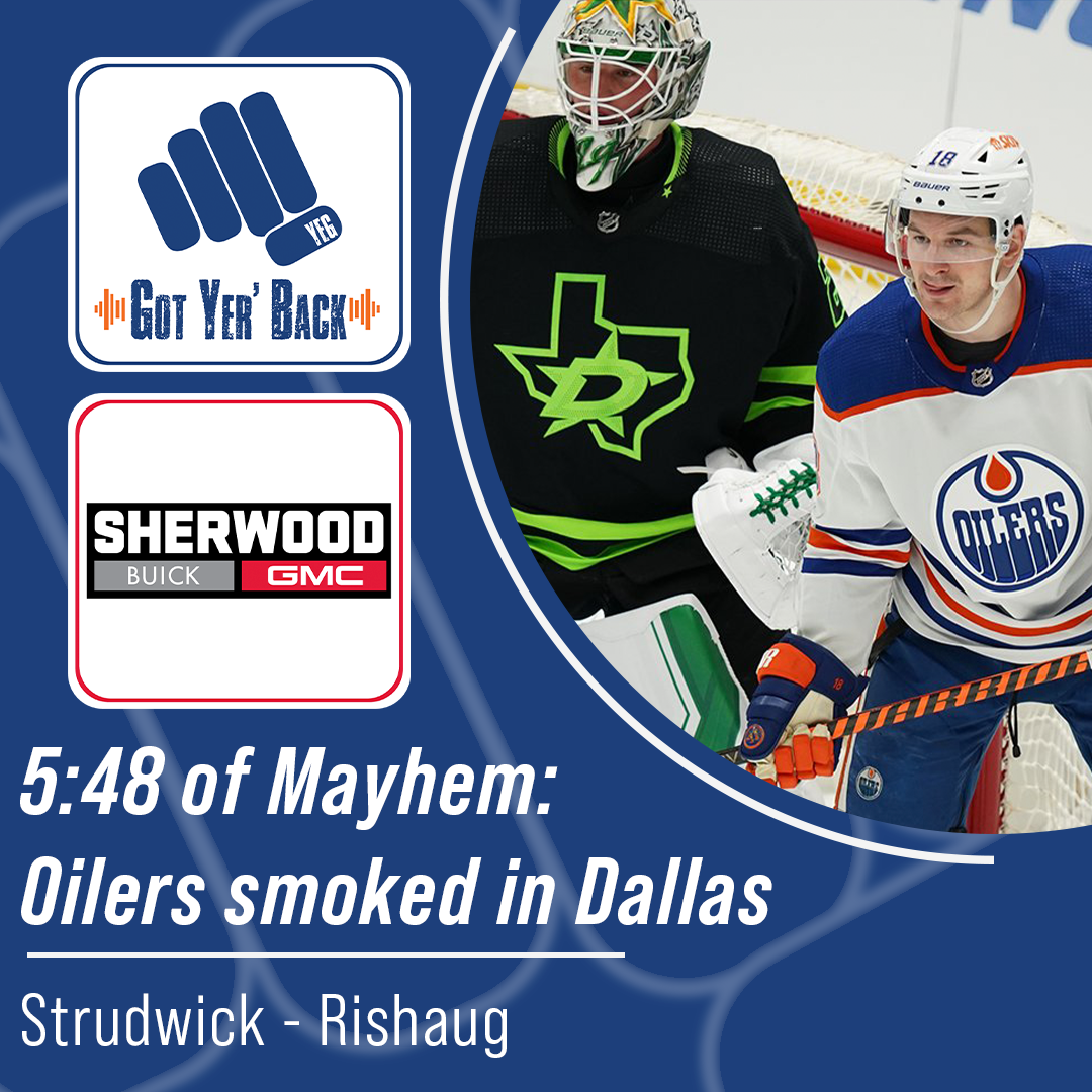 5:48 of Mayhem - Oilers smoked in Dallas