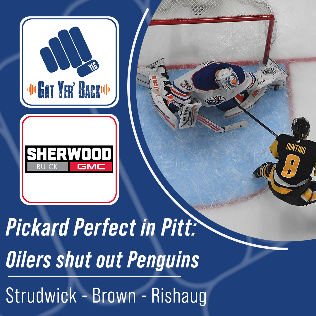 Pickard Perfect in Pittsburgh: Oilers shut out Penguins