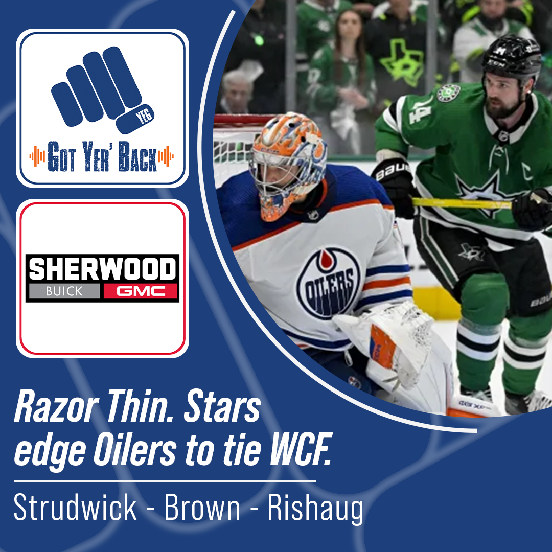 Razor Thin. Stars edge Oilers to tie WCF.