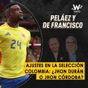 Imagen de Ajustes en la Selección Colombia: ¿Jhon Durán o Jhon Córdoba?