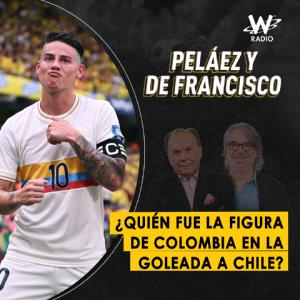 ¿Quién fue la figura de Colombia en la goleada a Chile?