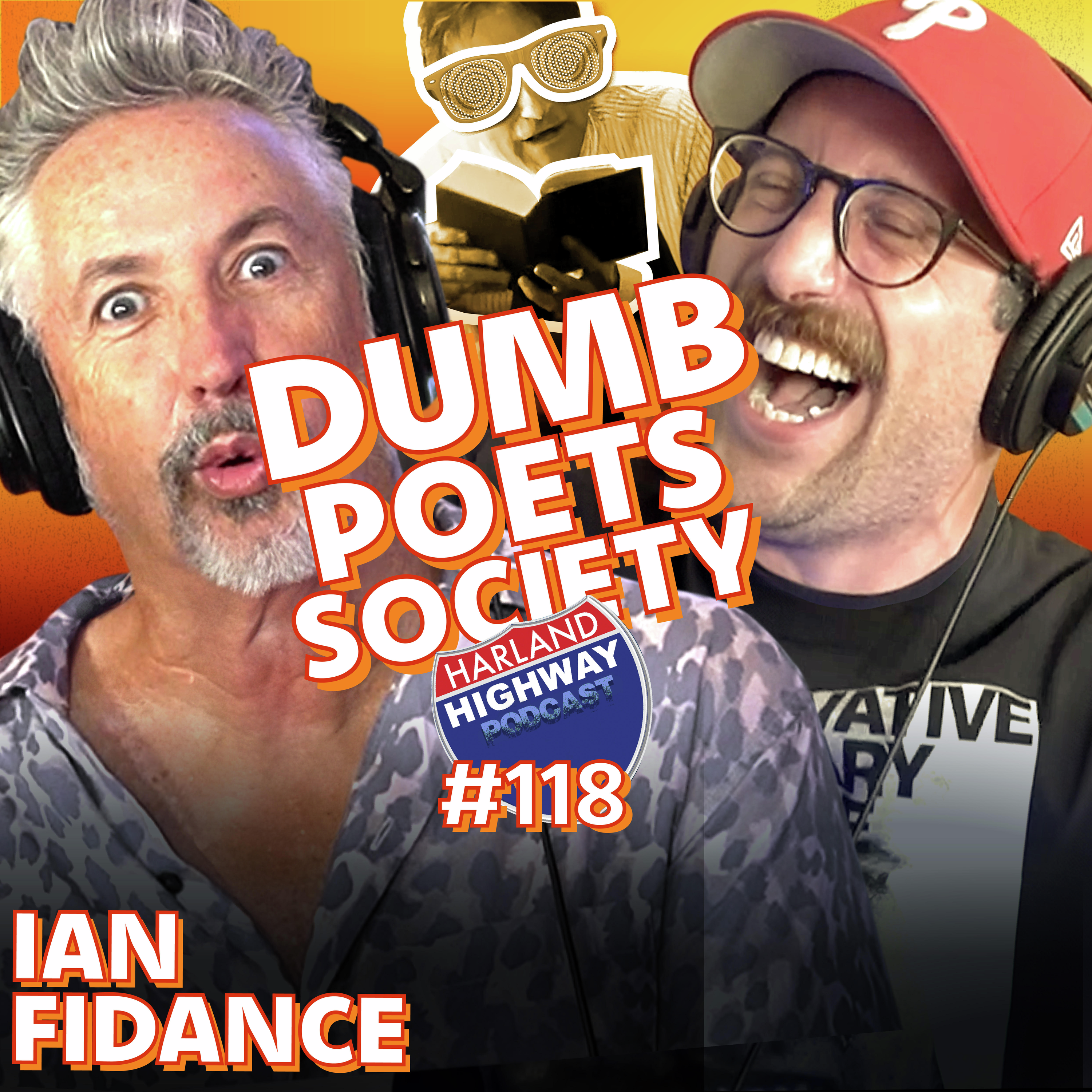 IAN FIDANCE- Delivers some deep, delicious, poetry, and busts a power move with his monster mustache!