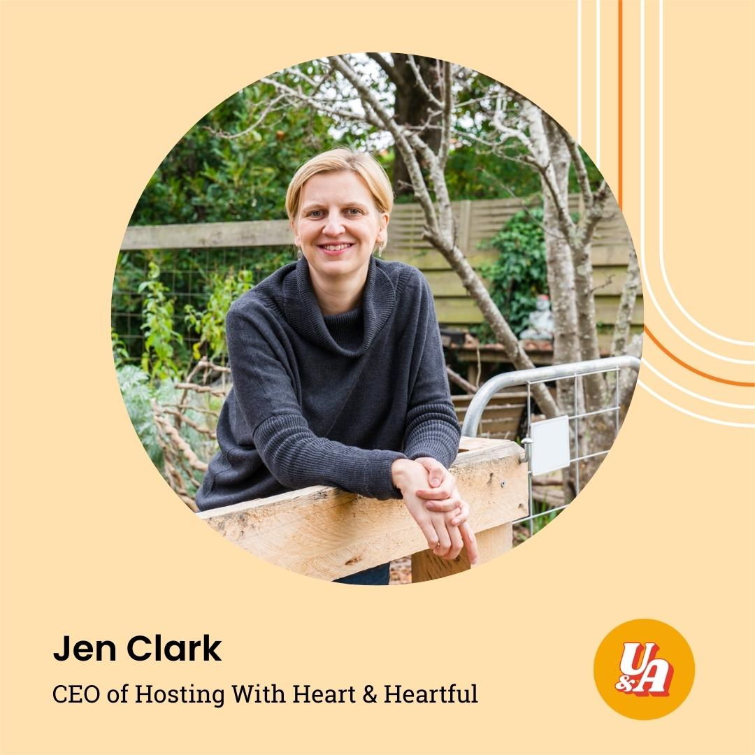 “Embrace the idea of total and utter failure, because until you get comfortable with that idea I really don't think that you can get comfortable succeeding,” CEO of Hosting With Heart & Heartful, Jen Clark